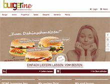 Tablet Screenshot of burgerme.de